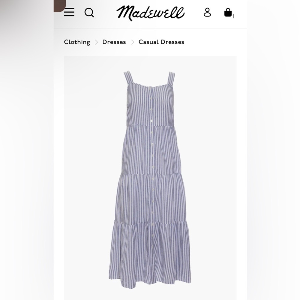 Madewell striped sundress